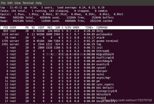 top命令输出,top命令输出详解